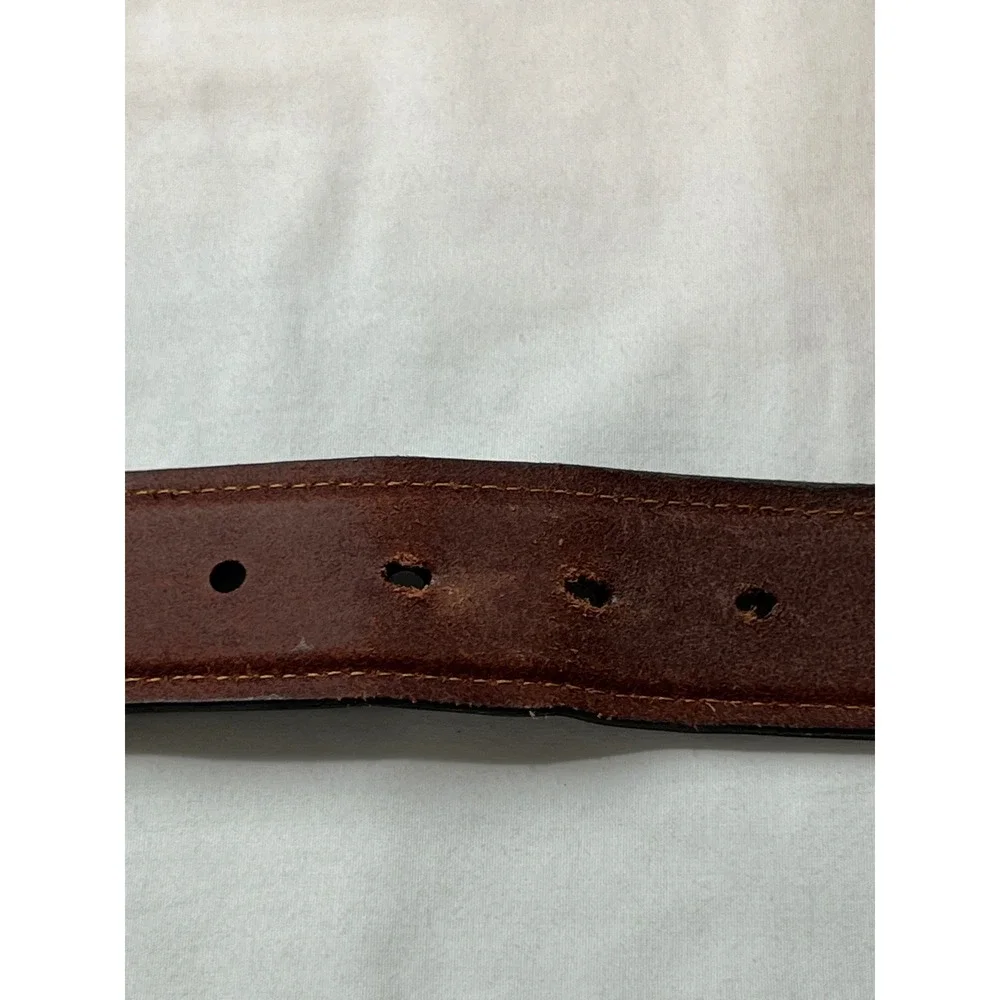Columbia leather belt